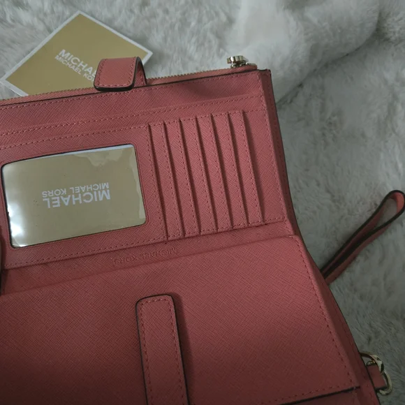 Michael Kors Coral Wristlet - Picture 4 of 5